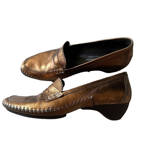 Donald J Pliner women’s Petra bronze leather loafer size 8.5 - Picture 6 of 12